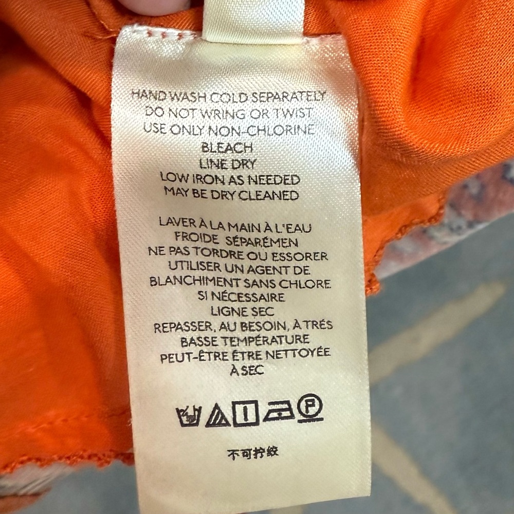 Anthropologie Orange and Black Maxi/Midi Dress - Picture 9 of 9